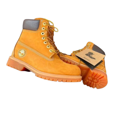 TIMBERLAND LACE-UP ORIGINAL LEATHER BOOTS.